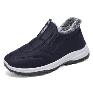 Warm Walking Shoes Lightweight Thermal Ankle Boots  Slip On Sneakers